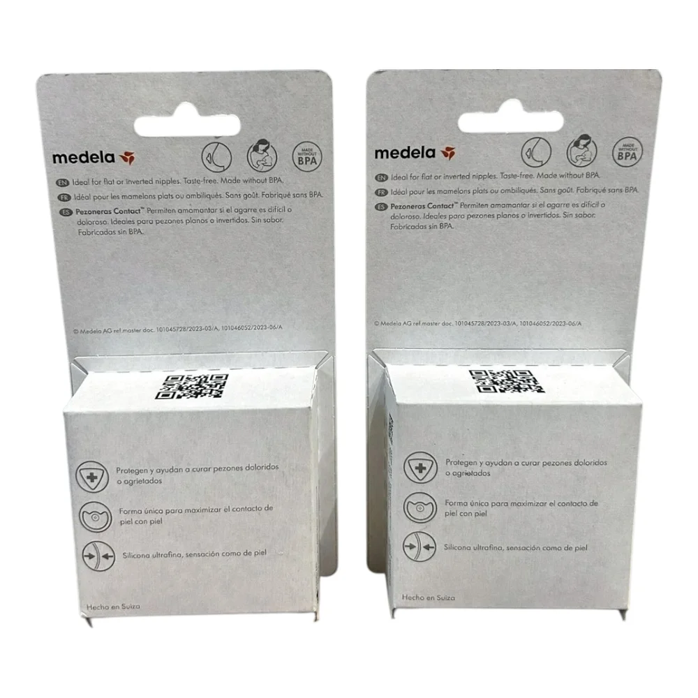 Medela Contact Nipple Shields Size‎ Medium 20 mm / 2 pk / LOT of 2